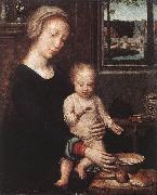 Madonna and Child with the Milk Soup dgw DAVID, Gerard